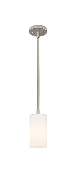 INNOVATIONS 434-1S-SN-G434-7WH Crown Point 1 4.5 inch Pendant Satin Nickel