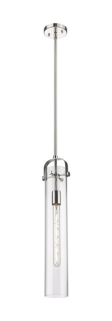 INNOVATIONS 413-1SS-PN-G413-1S-4CL Pilaster 1 4.75 inch Pendant Polished Nickel