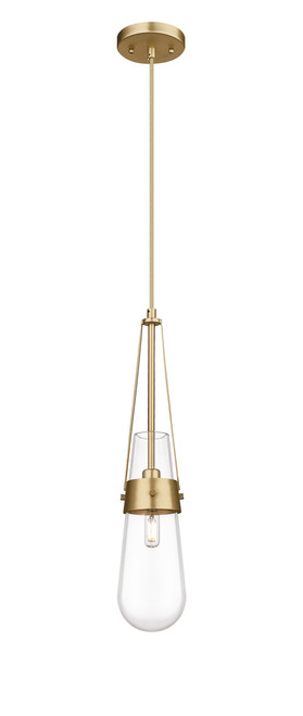 INNOVATIONS 452-1P-BB-G452-4CL Milan 1 4.25 inch Pendant Brushed Brass