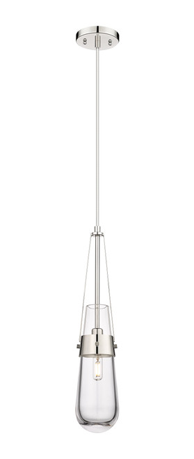 INNOVATIONS 452-1P-PN-G452-4CL Milan 1 4.25 inch Pendant Polished Nickel