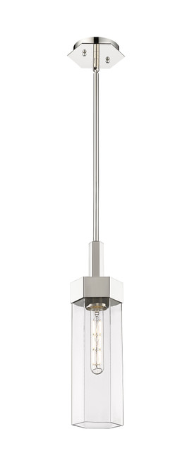 INNOVATIONS 427-1S-PN-G427-14CL Claverack 1 5.875 inch Pendant Polished Nickel