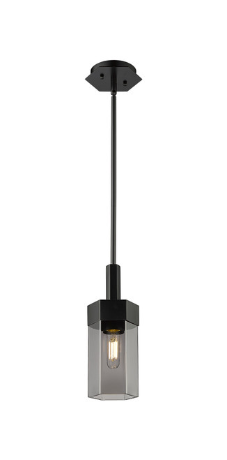INNOVATIONS 427-1S-BK-G427-9SM Claverack 1 5.875 inch Pendant Matte Black