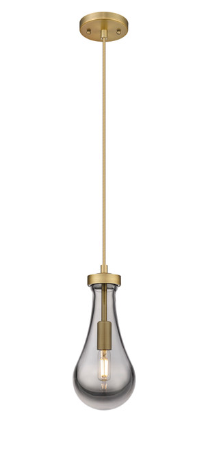 INNOVATIONS 451-1P-BB-G451-5SM Owego 1 5 inch Pendant Brushed Brass