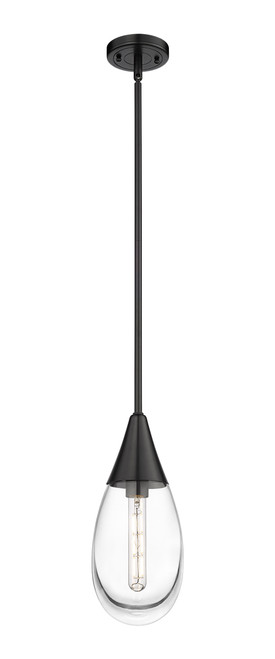 INNOVATIONS 450-1S-BK-G450-6CL Malone 1 6 inch Pendant Matte Black