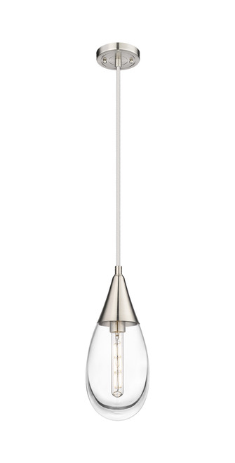 INNOVATIONS 450-1P-SN-G450-6CL Malone 1 6 inch Pendant Satin Nickel