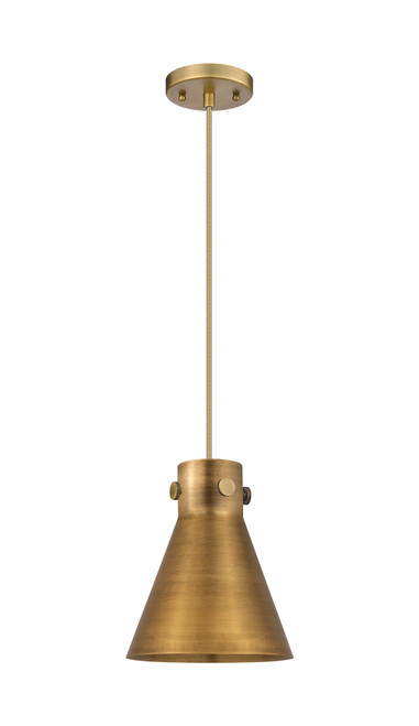 INNOVATIONS 410-1PS-BB-M411-8BB Newton Cone 1 8 inch Pendant Brushed Brass