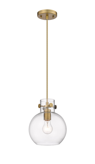 INNOVATIONS 410-1PS-BB-G410-8CL Newton Sphere 1 8 inch Pendant Brushed Brass