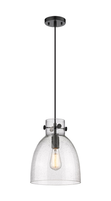 INNOVATIONS 410-1PM-BK-G412-10SDY Newton Bell 1 10 inch Pendant Matte Black