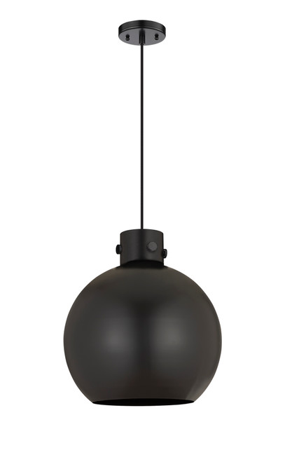 INNOVATIONS 410-1PL-BK-M410-14BK Newton Sphere 1 14 inch Pendant Matte Black