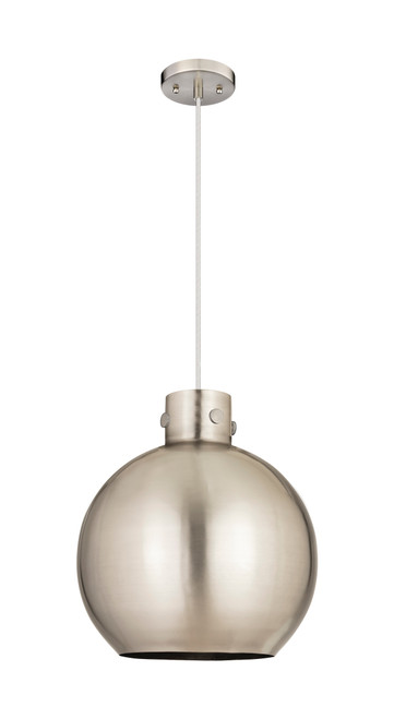 INNOVATIONS 410-1PL-SN-M410-14SN Newton Sphere 1 14 inch Pendant Satin Nickel