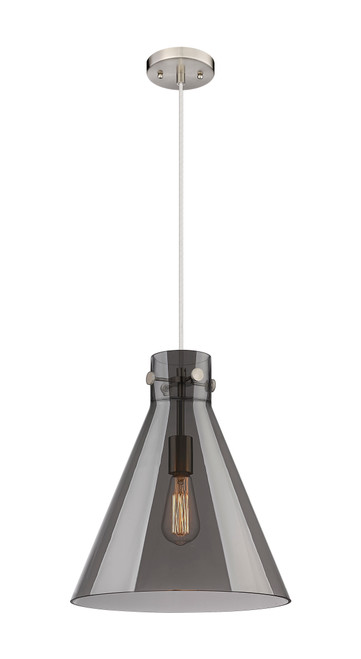 INNOVATIONS 410-1PL-SN-G411-14SM Newton Cone 1 14 inch Pendant Satin Nickel