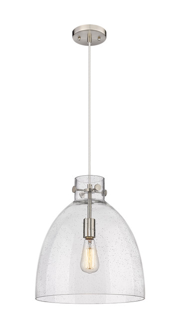 INNOVATIONS 410-1PL-SN-G412-14SDY Newton Bell 1 14 inch Pendant Satin Nickel