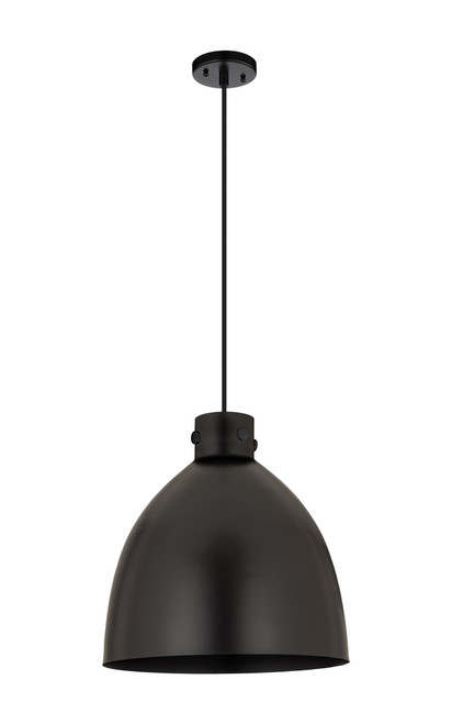 INNOVATIONS 410-1PL-BK-M412-16BK Newton Sphere 1 16 inch Pendant Matte Black