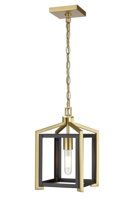 INNOVATIONS 376-1P-BSB-8 Wiscoy 1 8 inch Pendant Black Satin Brass