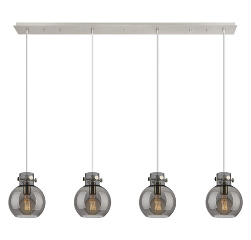 INNOVATIONS 124-410-1PS-PN-G410-8SM Newton Sphere 0 Light 52 inch Linear Pendant Polished Nickel