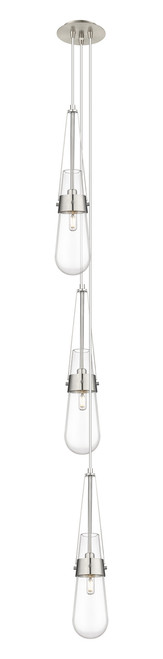 INNOVATIONS 103-452-1P-SN-G452-4CL Milan 7 Light 6 inch Multi Pendant Brushed Satin Nickel INNOVATIONS 103-452-1P-SN-G452-4CL Milan 7 Light 6 inch Multi Pendant Brushed Satin Nickel