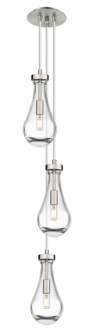INNOVATIONS 103-451-1P-SN-G451-5CL Owego 2 Light 7 inch Multi Pendant Brushed Satin Nickel