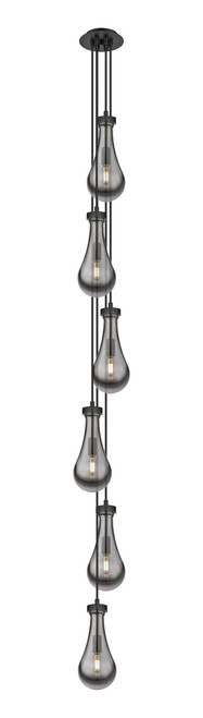 INNOVATIONS 106-451-1P-BK-G451-5SM Owego 7 Light 7 inch Multi Pendant Matte Black