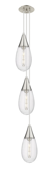 INNOVATIONS 103-450-1P-SN-G450-6SCL Malone 0 Light 8 inch Multi Pendant Brushed Satin Nickel