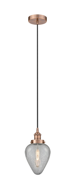 INNOVATIONS 616-1PH-AC-G165 Geneseo 1 6 inch Multi Pendant Antique Copper