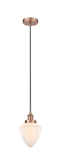 INNOVATIONS 616-1PH-AC-G661-7 Bullet 1 7 inch Multi Pendant Antique Copper