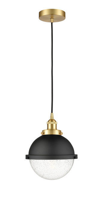 INNOVATIONS 616-1PH-SG-HFS-84-BK Edison 1 9 inch Multi Pendant Satin Gold