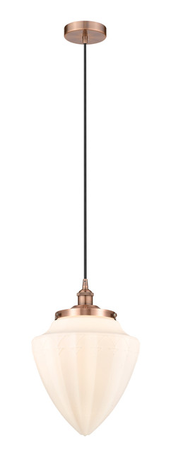 INNOVATIONS 616-1PH-AC-G661-12 Bullet 1 12 inch Multi Pendant Antique Copper