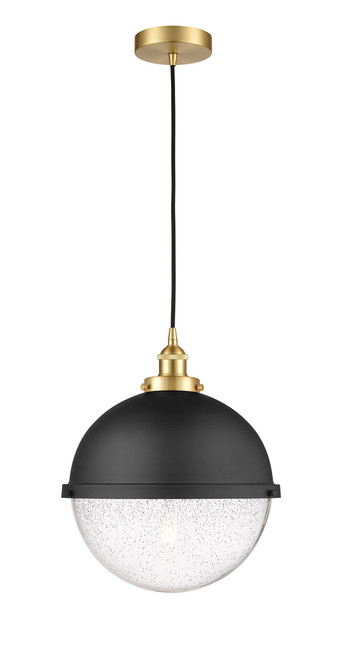 INNOVATIONS 616-1PH-SG-HFS-124-BK Edison 1 13 inch Multi Pendant Satin Gold