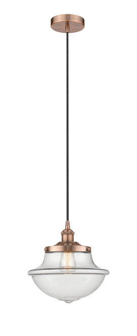 INNOVATIONS 616-1PH-AC-G542 Oxford 1 11.75 inch Multi Pendant Antique Copper