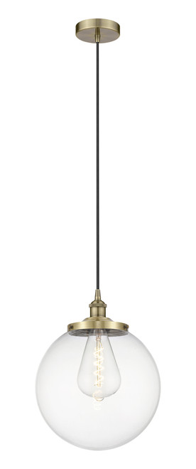 INNOVATIONS 616-1PH-AB-G202-14 Beacon 1 13.75 inch Multi Pendant Antique Brass