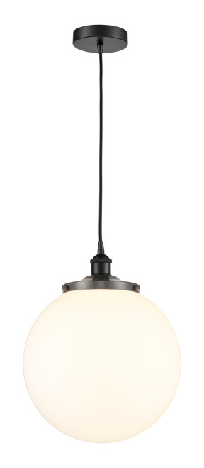 INNOVATIONS 616-1PH-BK-G201-14 Beacon 1 13.75 inch Multi Pendant Matte Black