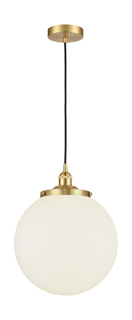 INNOVATIONS 616-1PH-SG-G201-14 Beacon 1 13.75 inch Multi Pendant Satin Gold