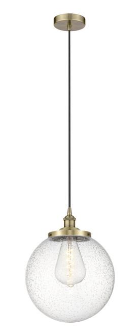 INNOVATIONS 616-1PH-AB-G204-14 Beacon 1 13.75 inch Multi Pendant Antique Brass