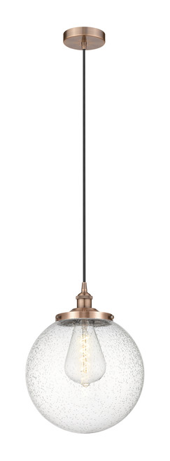 INNOVATIONS 616-1PH-AC-G204-14 Beacon 1 13.75 inch Multi Pendant Antique Copper
