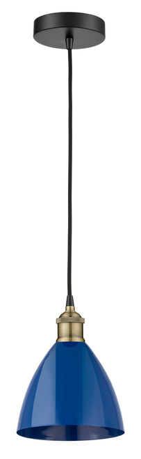 INNOVATIONS 616-1P-BAB-MBD-75-BL Edison 1 7.5 inch Multi Pendant Black Antique Brass