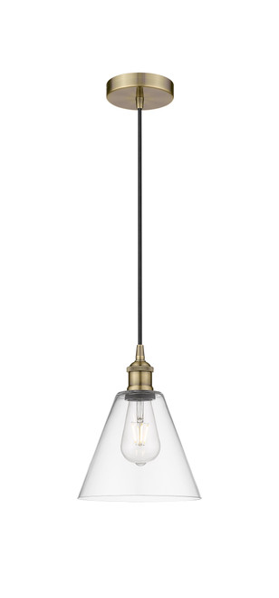 INNOVATIONS 616-1P-AB-GBC-82 Berkshire 1 8 inch Multi Pendant Antique Brass