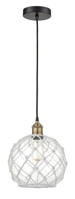 INNOVATIONS 616-1P-BAB-G122-10RW Edison 1 10 inch Multi Pendant Black Antique Brass