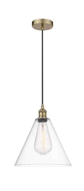 INNOVATIONS 616-1P-AB-GBC-122 Berkshire 1 12 inch Multi Pendant Antique Brass