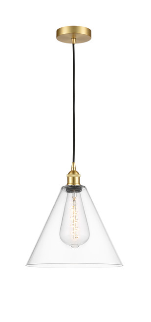INNOVATIONS 616-1P-SG-GBC-122 Berkshire 1 12 inch Multi Pendant Satin Gold