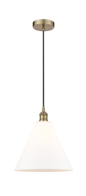 INNOVATIONS 616-1P-AB-GBC-121 Berkshire 1 12 inch Multi Pendant Antique Brass INNOVATIONS 616-1P-AB-GBC-121 Berkshire 1 12 inch Multi Pendant Antique Brass