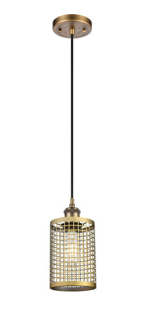 INNOVATIONS 516-1P-BB-M18-BB Nestbrook 1 4.75 inch Multi Pendant Brushed Brass INNOVATIONS 516-1P-BB-M18-BB Nestbrook 1 4.75 inch Multi Pendant Brushed Brass