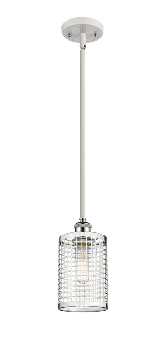 INNOVATIONS 516-1S-WPC-M18-PC Nestbrook 1 4.75 inch Multi Pendant White and Polished Chrome