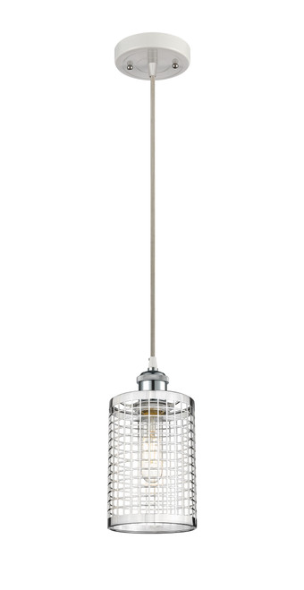 INNOVATIONS 516-1P-WPC-M18-PC Nestbrook 1 4.75 inch Multi Pendant White and Polished Chrome INNOVATIONS 516-1P-WPC-M18-PC Nestbrook 1 4.75 inch Multi Pendant White and Polished Chrome
