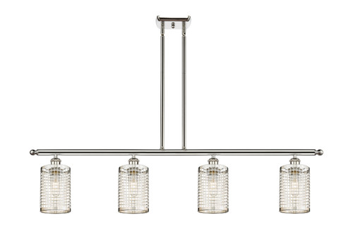 INNOVATIONS 516-4I-PN-M18-PN Nestbrook 4 48 inch Multi Pendant Polished Nickel