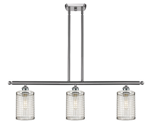 INNOVATIONS 516-3I-SN-M18-SN Nestbrook 3 36 inch Multi Pendant Satin Nickel