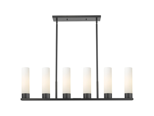 INNOVATIONS 429-6I-BK-G429-8WH Empire 6 44.25 inch Linear Pendant Matte Black INNOVATIONS 429-6I-BK-G429-8WH Empire 6 44.25 inch Linear Pendant Matte Black