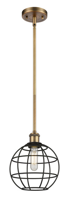 INNOVATIONS 516-1S-BB-CE-8-BK Lake Placid 1 8 inch Multi Pendant Brushed Brass INNOVATIONS 516-1S-BB-CE-8-BK Lake Placid 1 8 inch Multi Pendant Brushed Brass