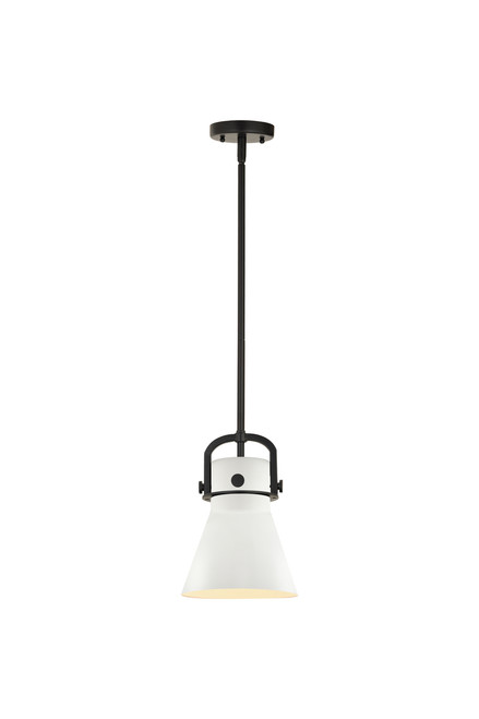 INNOVATIONS 410-1SS-BK-M411-8W Newton Cone 1 8 inch Multi Pendant Matte Black