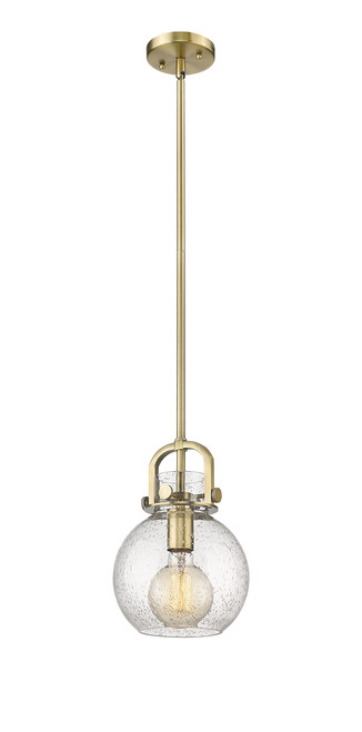 INNOVATIONS 410-1SS-BB-G410-8SDY Newton Sphere 1 8 inch Multi Pendant Brushed Brass