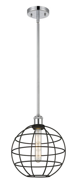 INNOVATIONS 516-1S-PC-CE-10-BK Lake Placid 1 10 inch Multi Pendant Polished Chrome